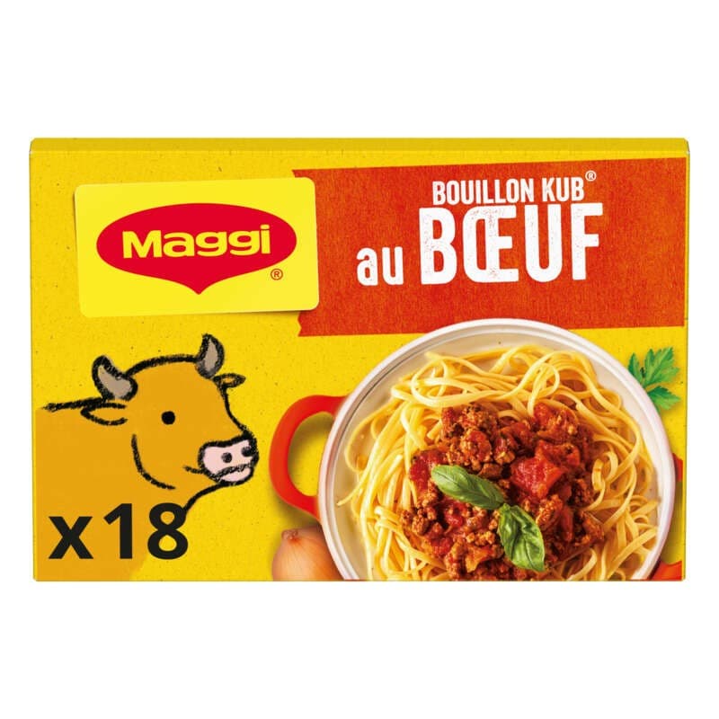Maggi Bouillon Kub Bœuf 180g