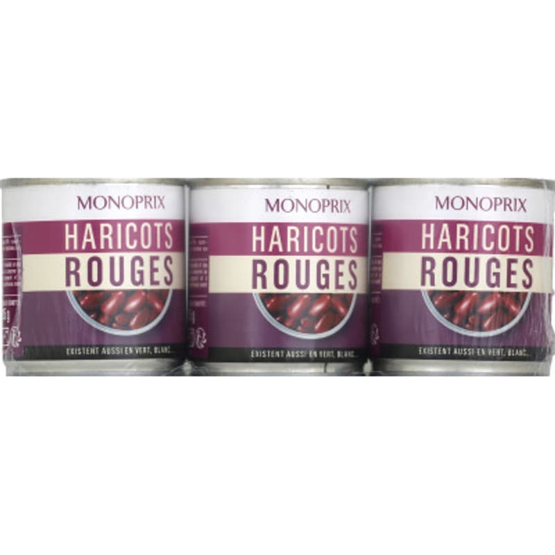 Monoprix Haricots Rouges 3x125g