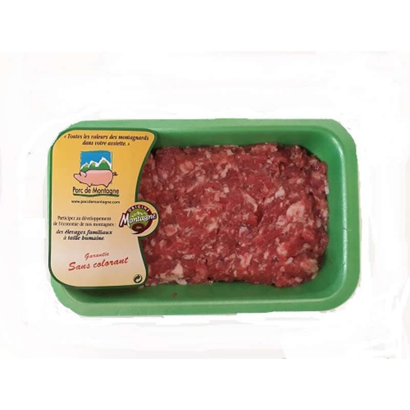 Porc De Montagne Chair À Saucisse Nature 500g