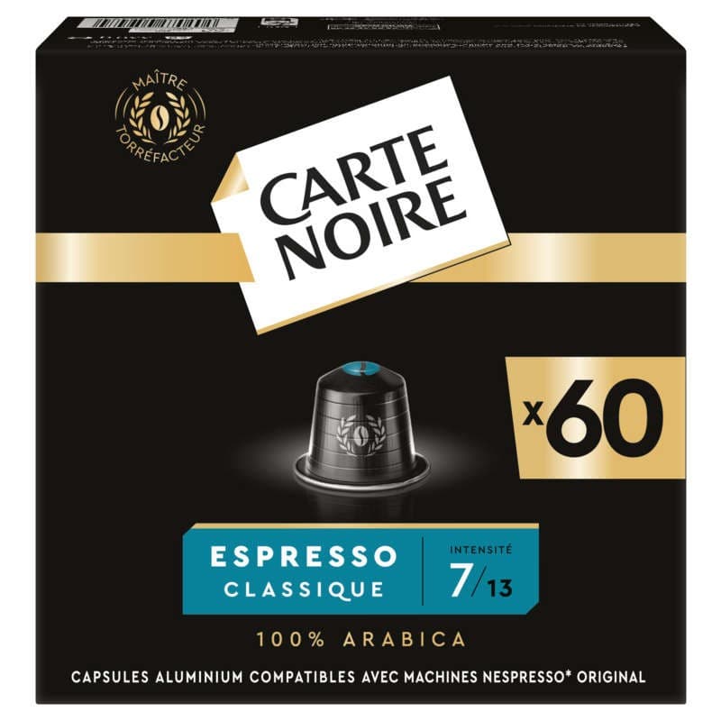 Carte Noire Café Capsules Compatibles Nespresso Espresso 7 330g