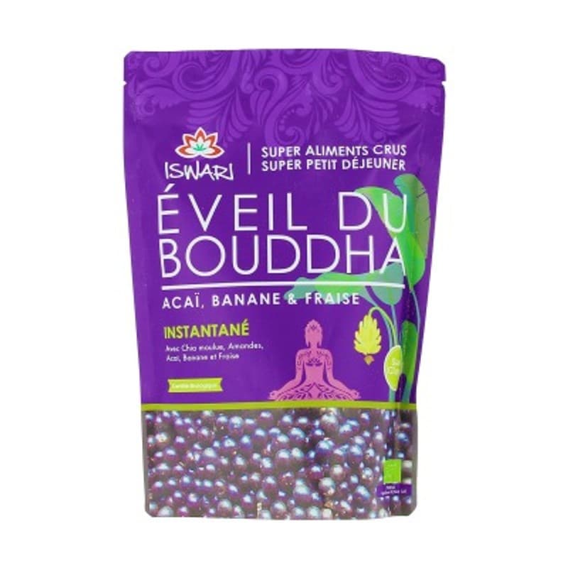 [Par Naturalia] Iswari Eveil Du Bouddha Açaï Banane & Fraise Bio 360g