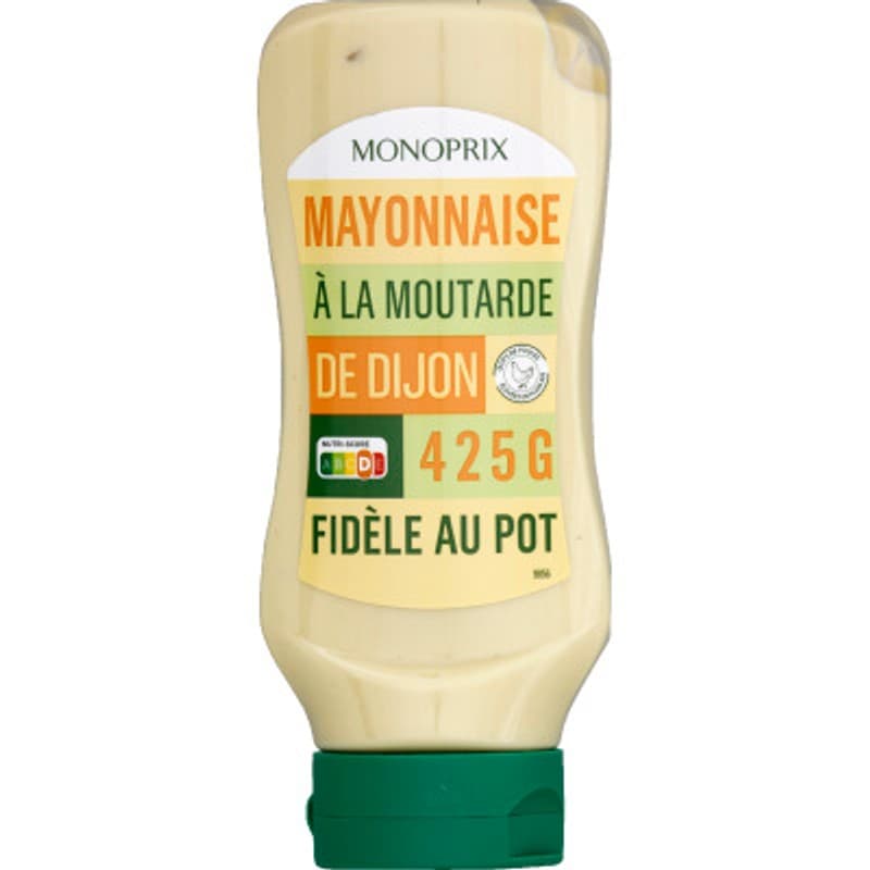 Monoprix Mayonnaise à la moutarde de Dijon 430g