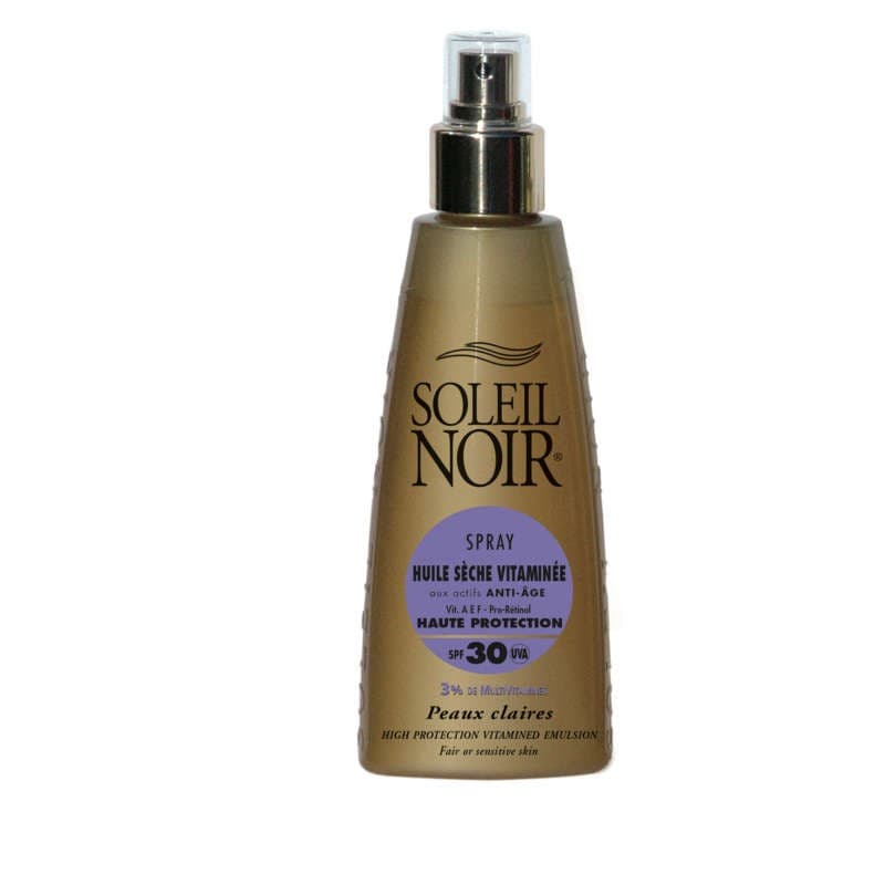 Soleil Noir Spray Huile Sèche Vitaminée SPF30 150ml