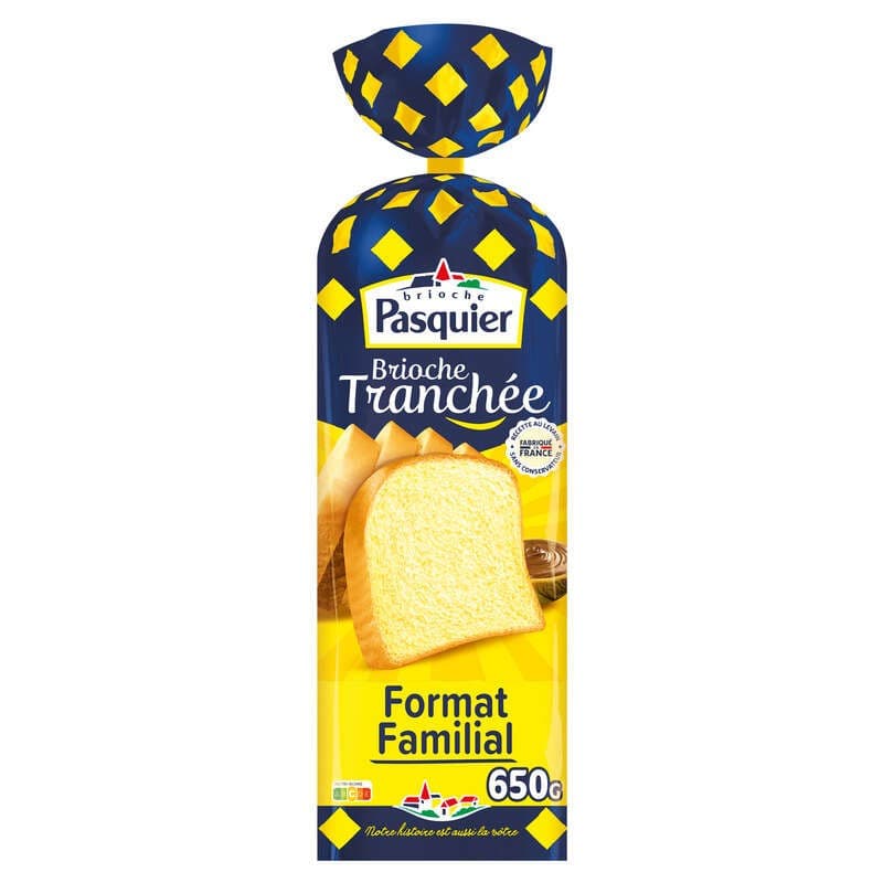 Brioche Pasquier Brioche Tranchee 650g