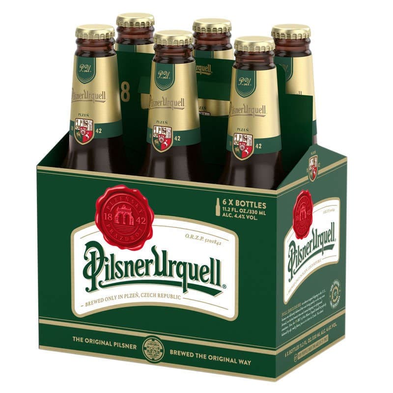 Pilsner urquell Bière Le pack 6x33cl