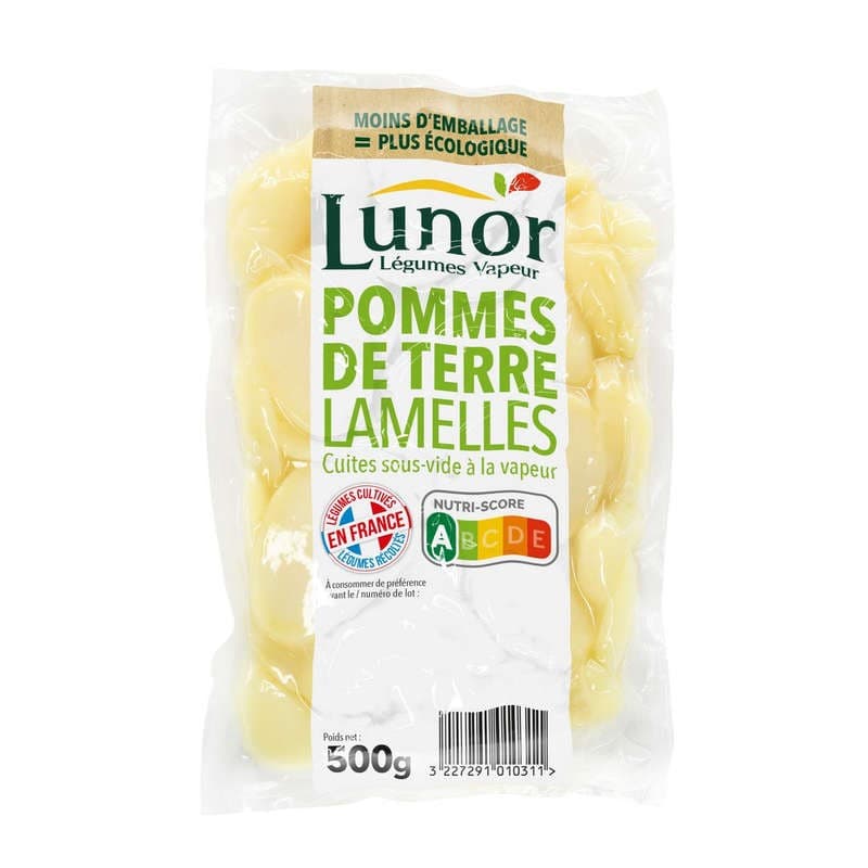 Lunor Pomme de Terre en Lamelle 500g