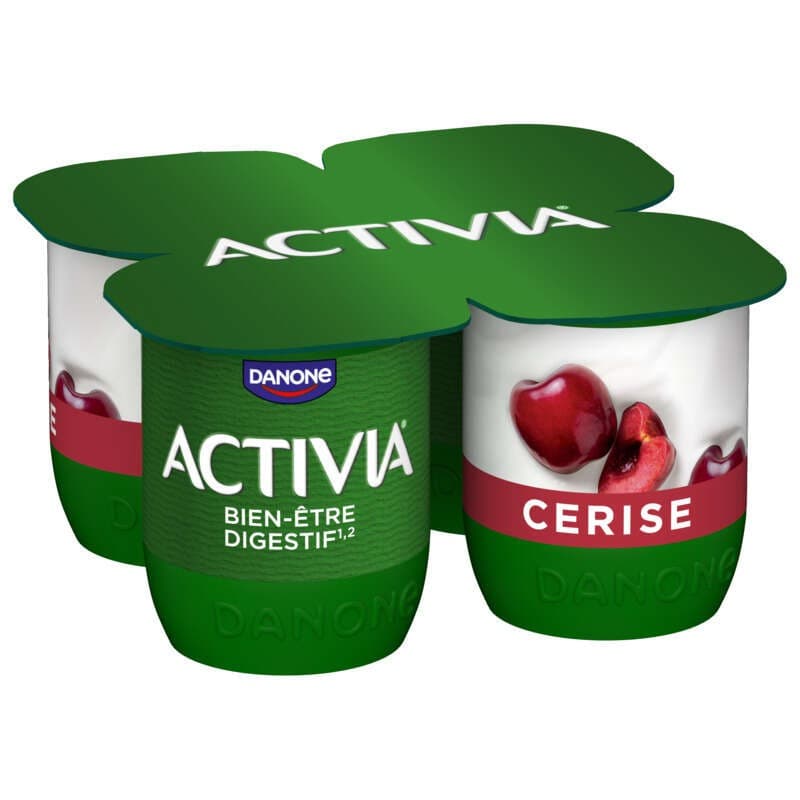 Activia Yaourt aux fruits cerise bifidus 4x125g