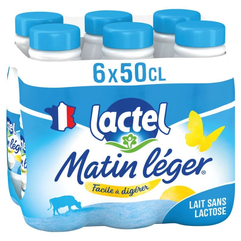Matin Leger Lait Sans Lactose 6x50cl