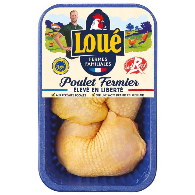 Fermiers De Loué Cuisse De Poulet Fermier Jaune 480g