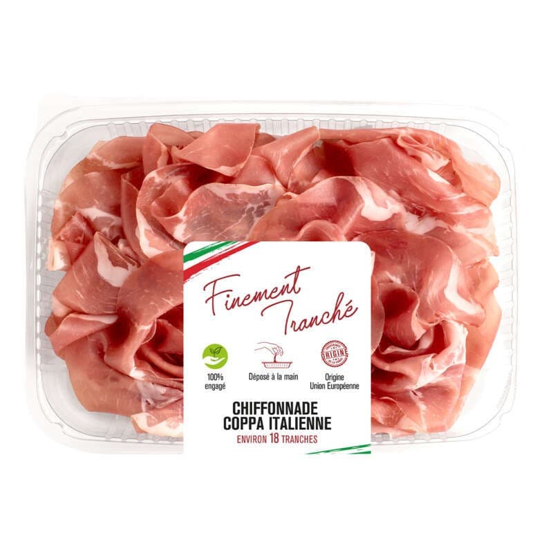 Fraîchement Tranché Chiffonnade de Coppa 80g
