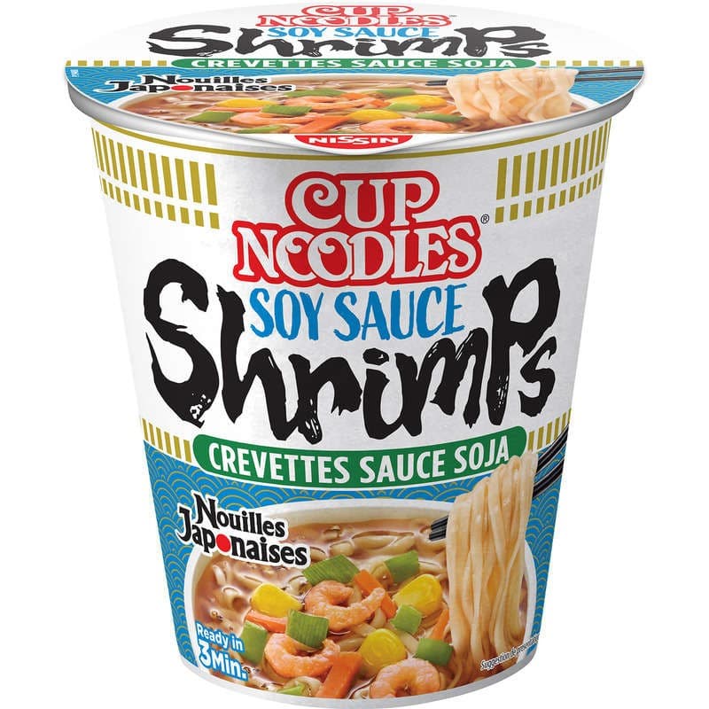 Nissin Cup Noodles Nouilles Japonaises Crevettes Hamayaki 63g
