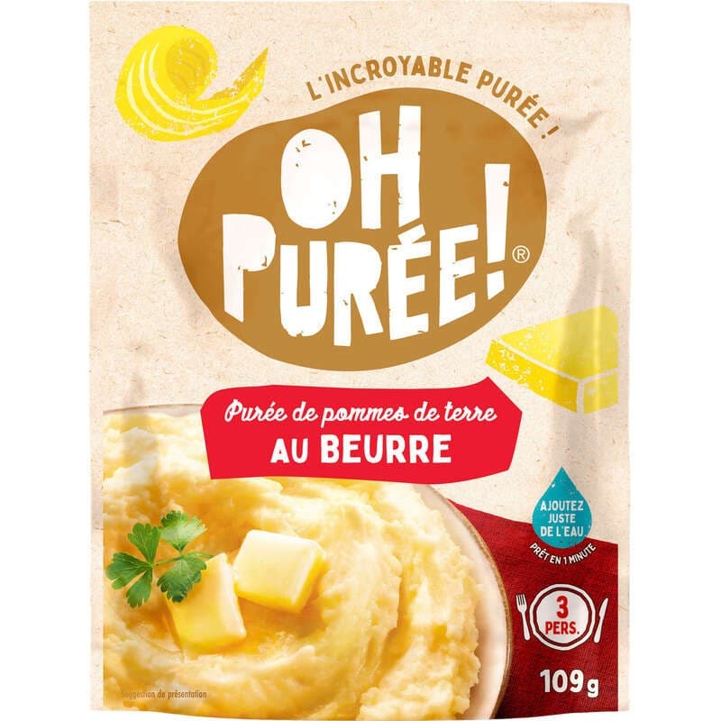 OH PURÉE ! Purée Beurre 109g