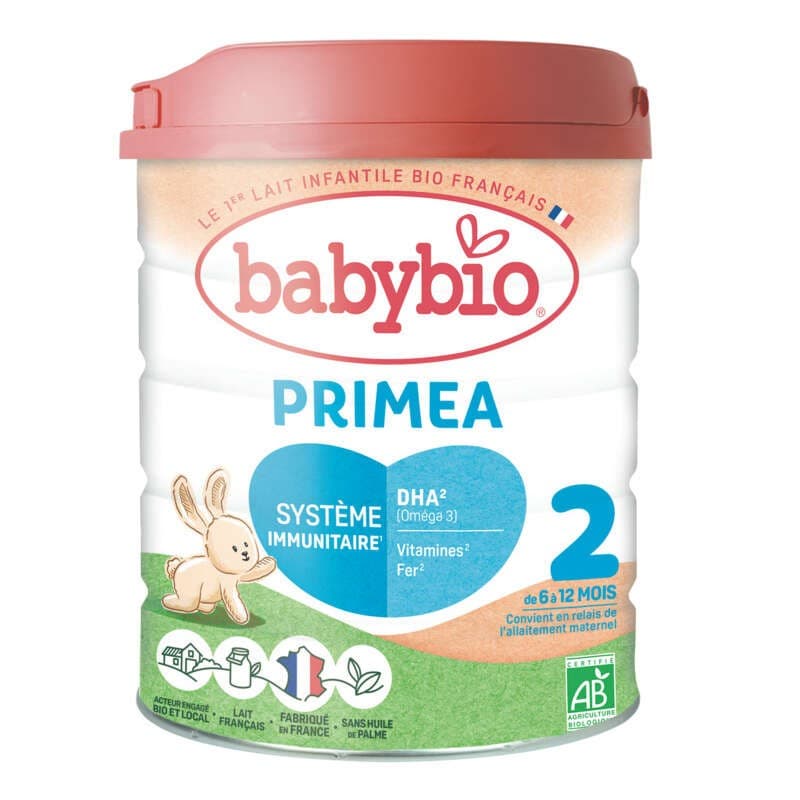 Babybio Primea lait de 6 à 12 mois 800g