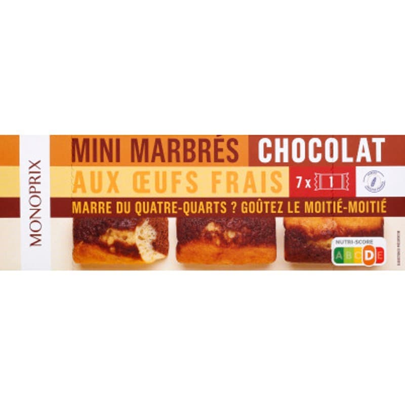 Monoprix Mini Marbrés Chocolat 189g