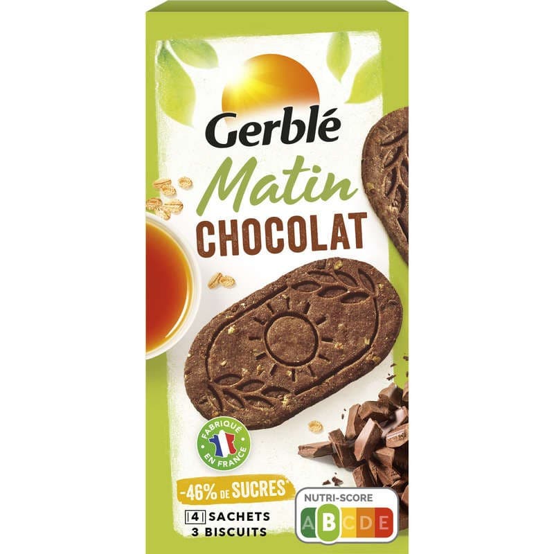 Gerblé Biscuit Petit déjeuner Chocolat 200g