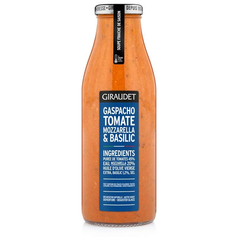 Giraudet Gaspacho tomate mozzarella & basilic 50cl