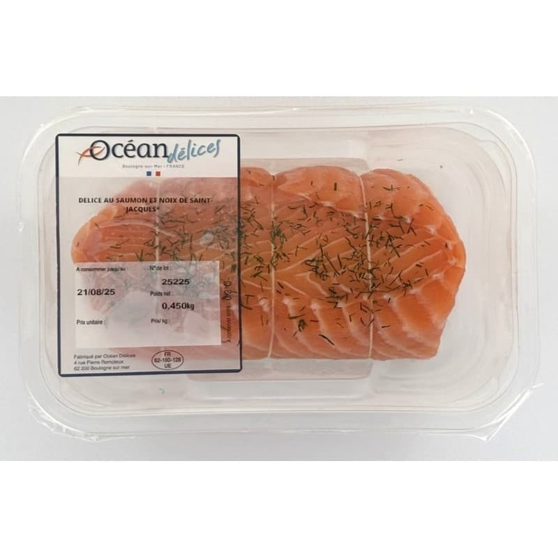 Océan Délices Rôti Saumon St-Jacques 380g