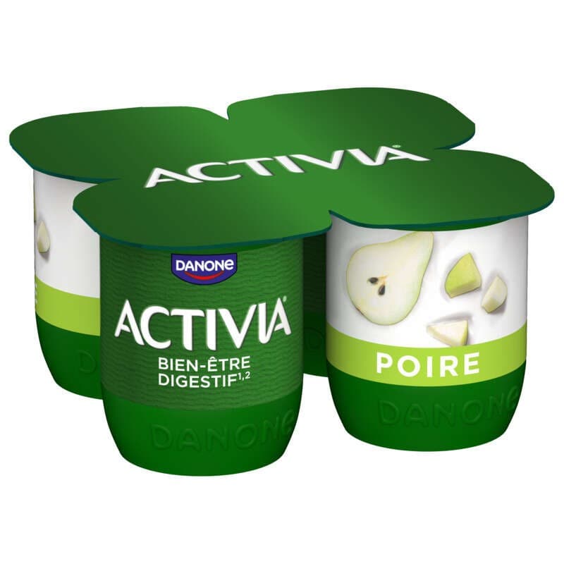Activia Yaourt aux fruits poire bifidus 4x125g