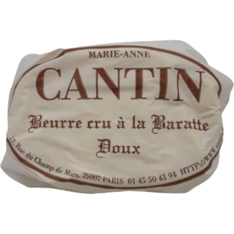 Marie-Anne Cantin Beurre Doux Cru à la Baratte 125g