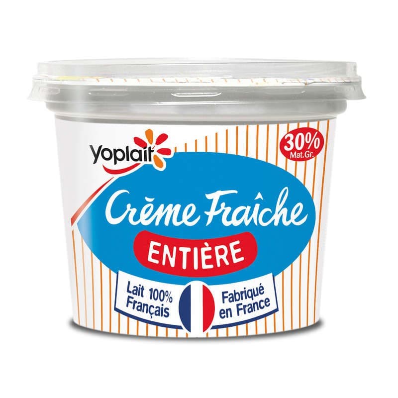 Yoplait Crème Fraîche Epaisse Entière 30% Pot 450g