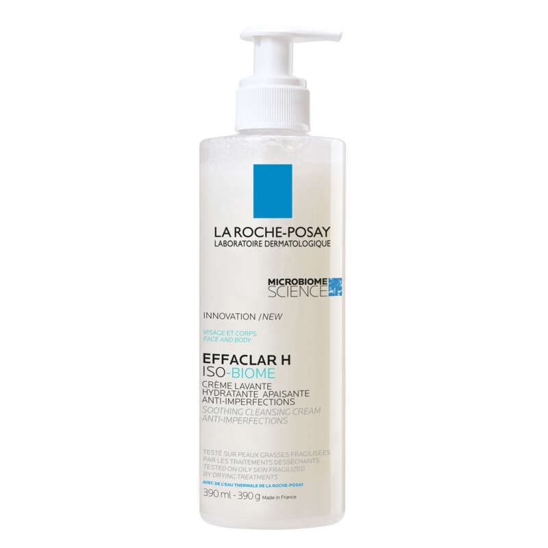 [Para] La Roche-Posay Crème Lavante Hydratante Apaisante Effaclar H Iso-Biome 390ml