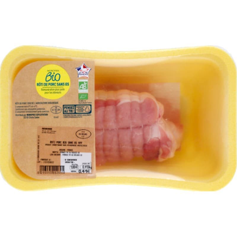 Monoprix Bio Rôti de porc 700g