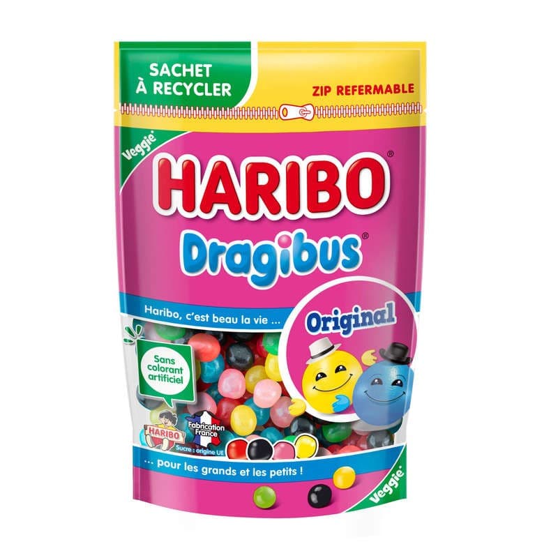 Haribo Dragibus original zip 220g