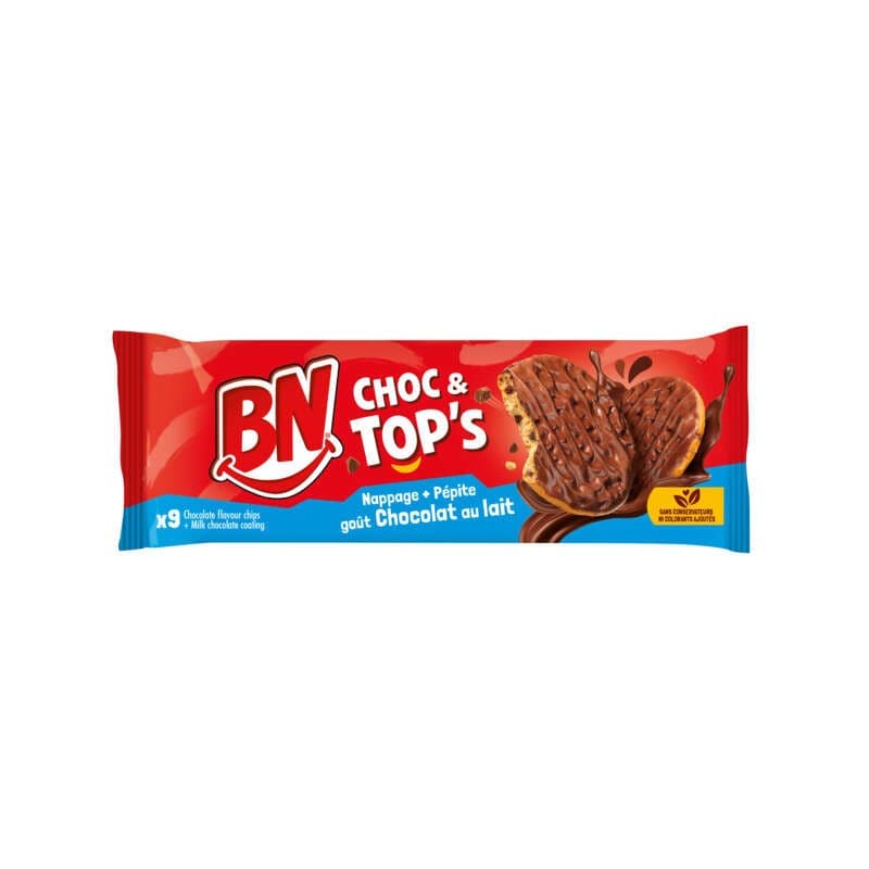 BN Biscuits Nappage et pépites goût chocolat au lait 150g
