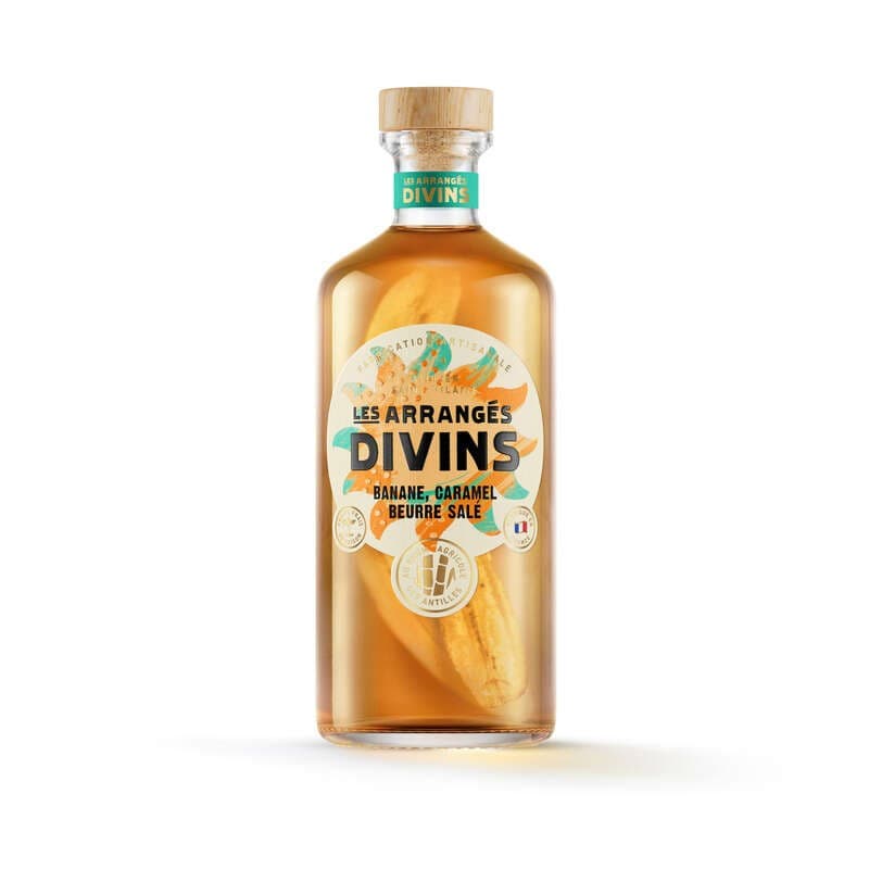 Les Arrangés Divins Banane Caramel Beurre Salé 70cl