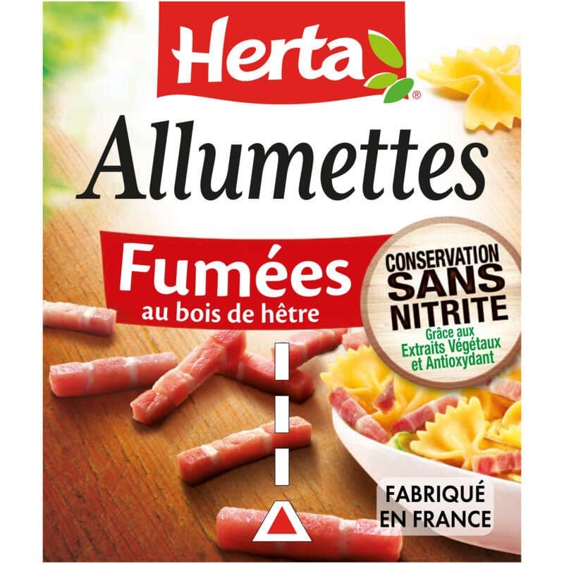 Herta Allumettes Fumés Sans Nitrite 2x75g