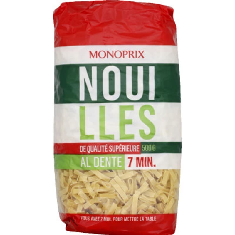 Monoprix Nouilles Qualité Supérieure 500g