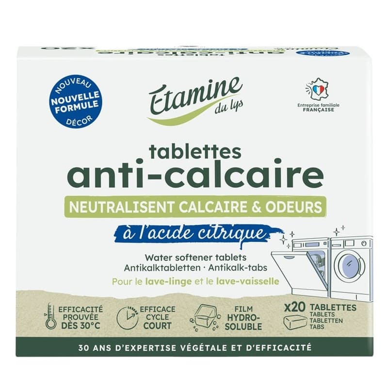 Etamine du Lys Tablettes anticalcaire x20