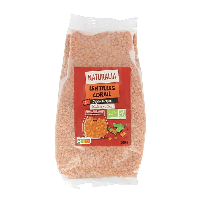 Naturalia Lentilles corail 500g