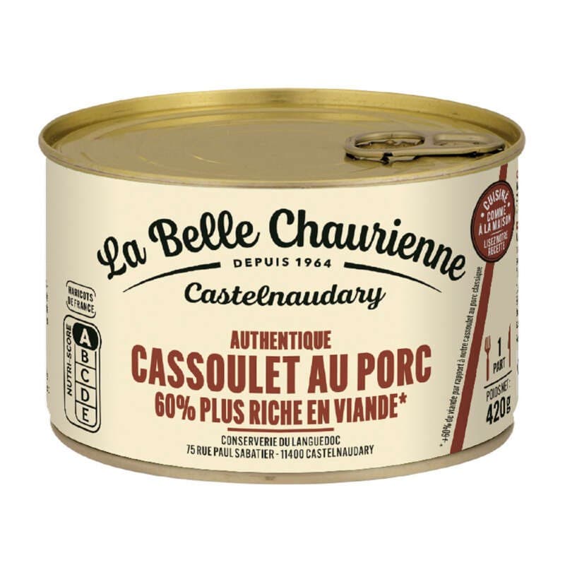 La Belle Chaurienne Cassoulet riche en viande 420g