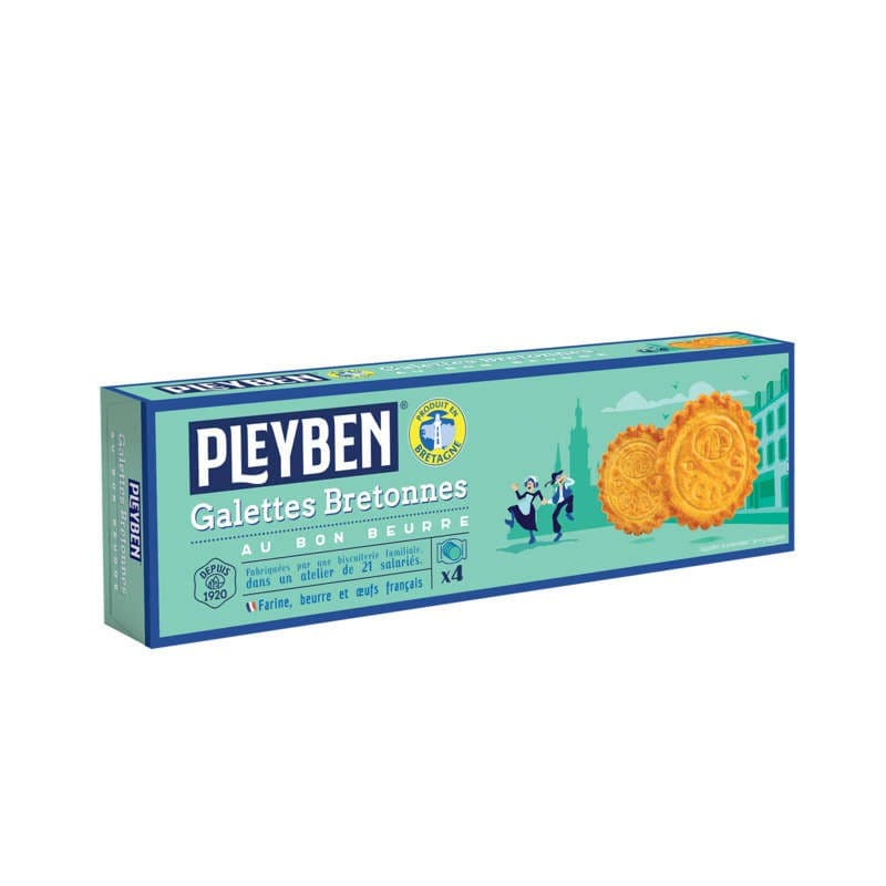 Pleyben Galettes bretonnes pur beurre 130g