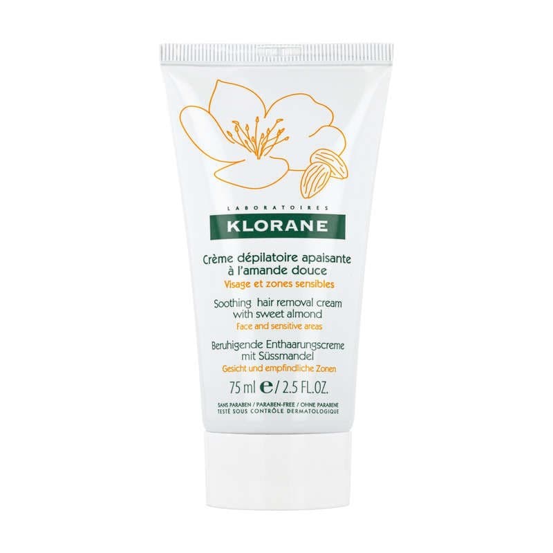 [Para] Klorane Dépilatoire Crème dépilatoire apaisante à l'Amande douce- Visage et zones sensibles 75ml