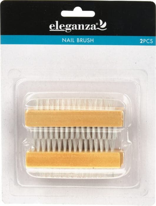 Brosses À Ongles En Bois 2 Pieces
