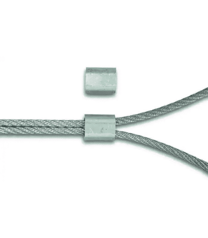 2 Manchons aluminium diamètre 4mm