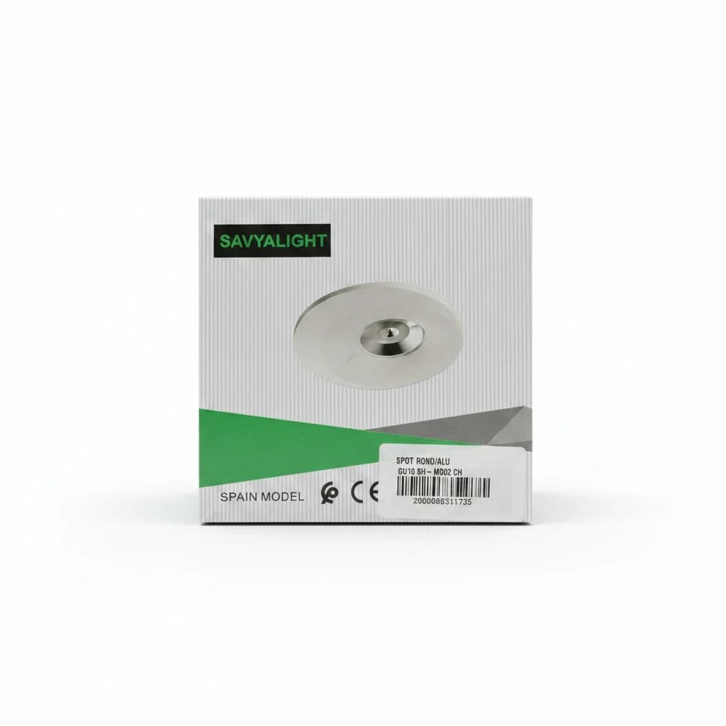 Spt Rond/Alum Gu10 Shm002 Ch