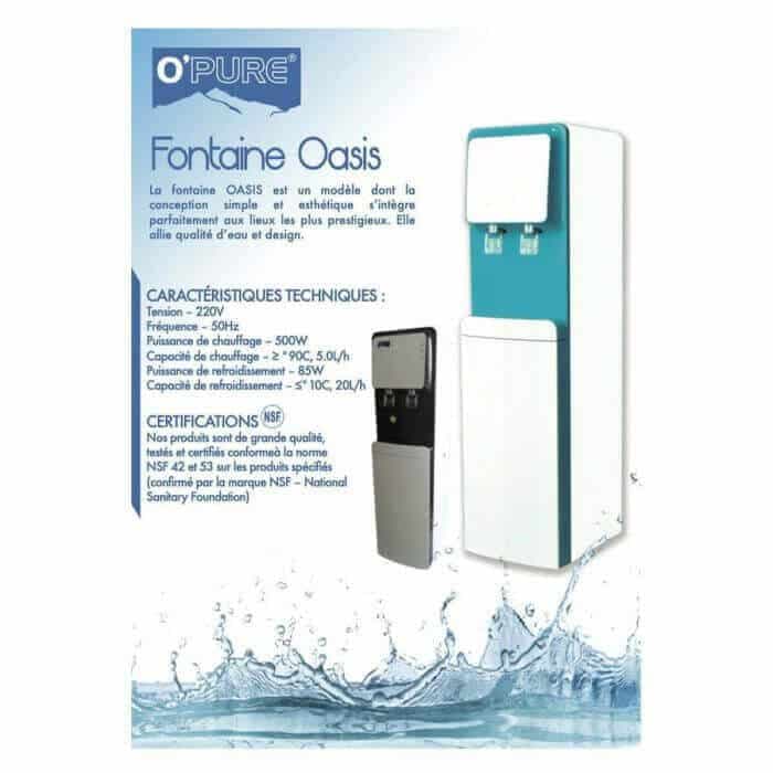 Fontaine Oasis Puissance De Chauffage 500W ,Puissance De Refroidissement 85W ,220V
