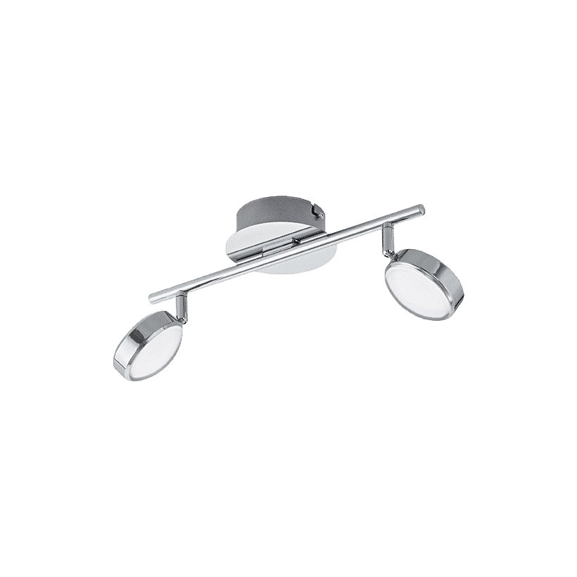 Plafonnier Design Salto En Métal Chromé 2Xled 5,4W