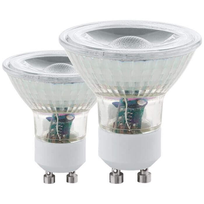 Ampoule led gu10 3,3w 3000k pack 2 pieces EGLO