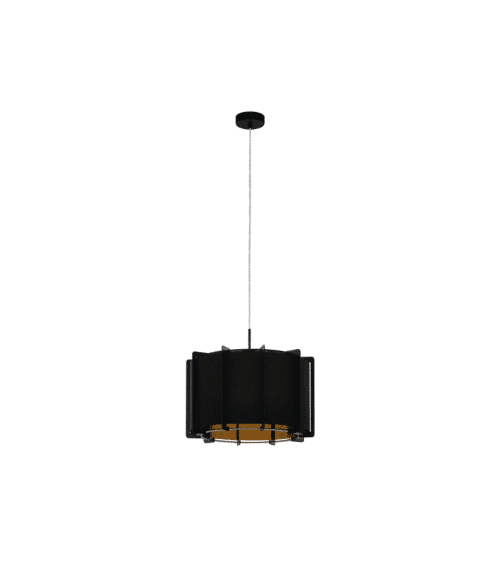 Suspension Noir 1X40W Pineta