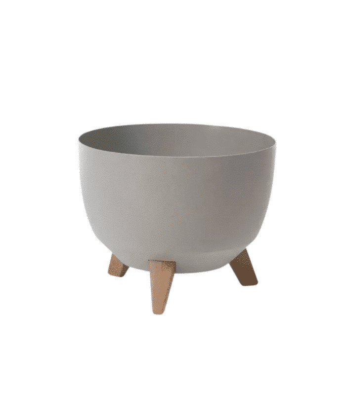 Pot De Fleurs Roma Ecologique 47Cm Gris Clair