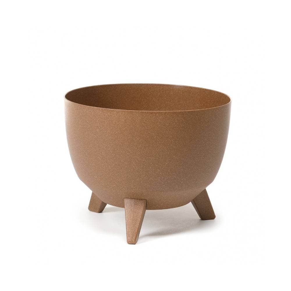 Pot De Fleurs Roma Ecologique 47Cm Chocolat