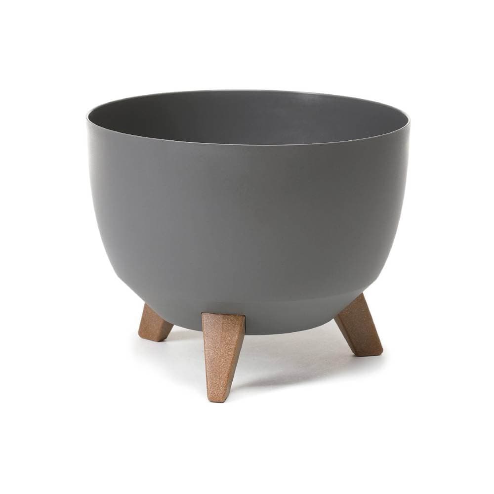 Pot De Fleurs Roma 40Cm Gris Anthracite