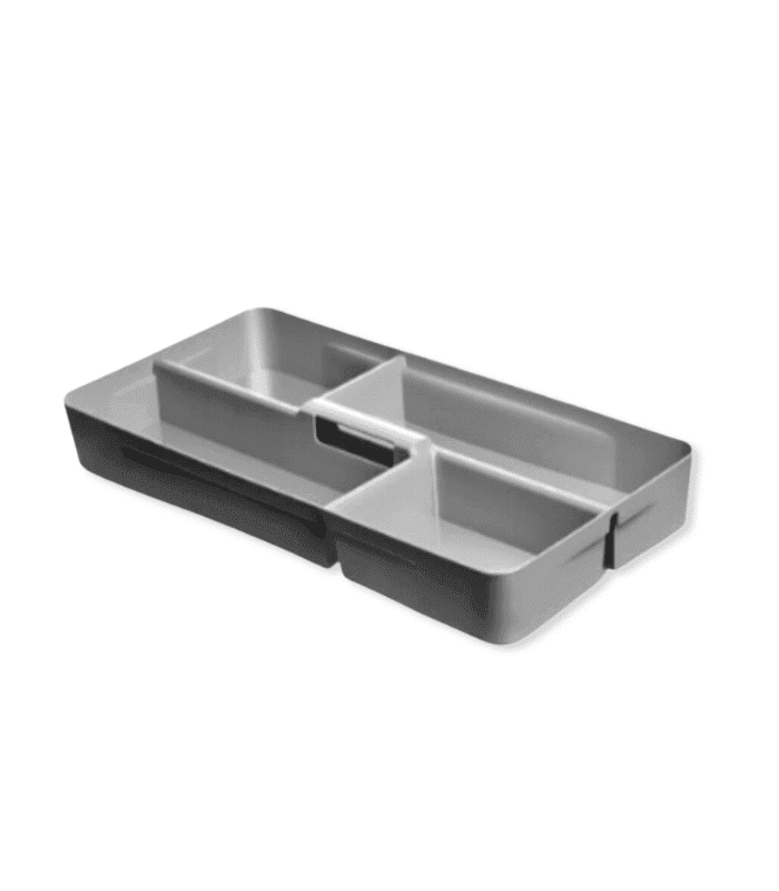 Casier pour boîte lara 36x17x4cm gris clair