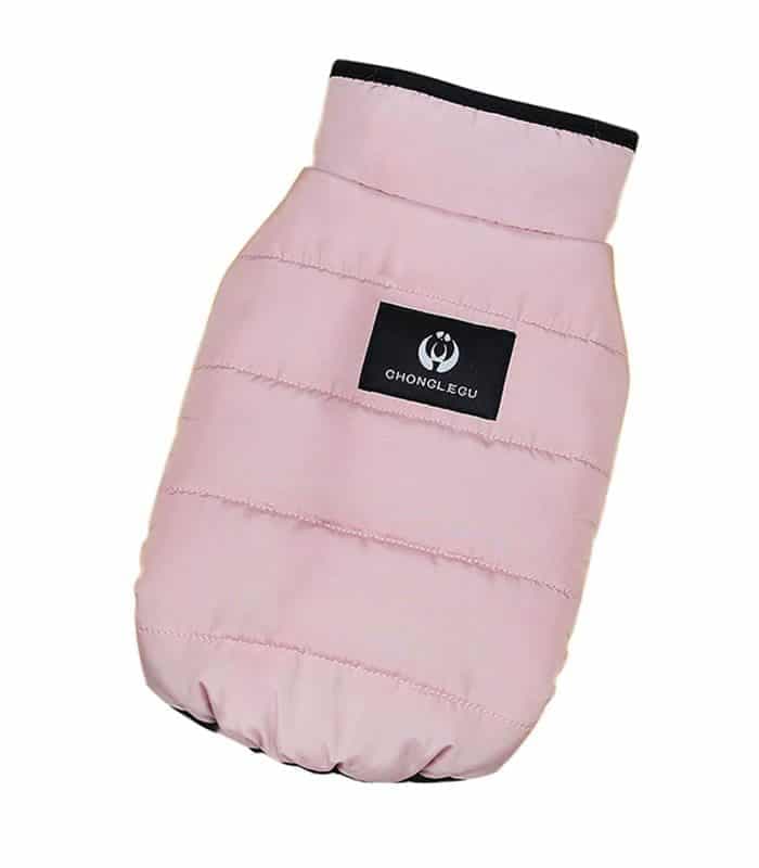 Gilet en coton rose m