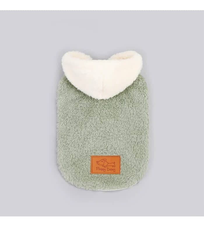 Pull À Capuche En Polaire Vert S