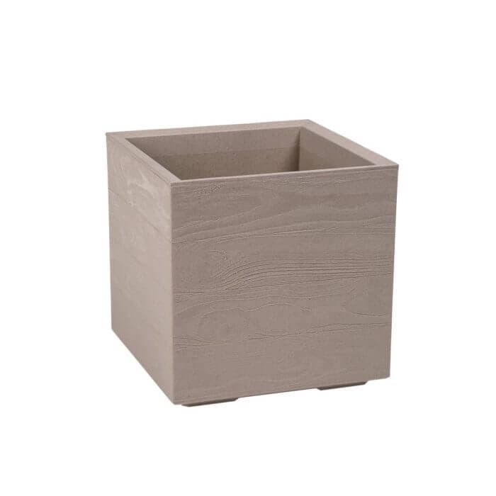 Parterre De Fleurs Karo Ecologique En Plastique Couleur Bois Clair